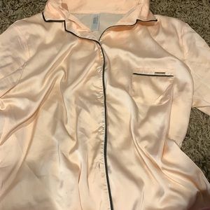 Satin Pink Pajamas